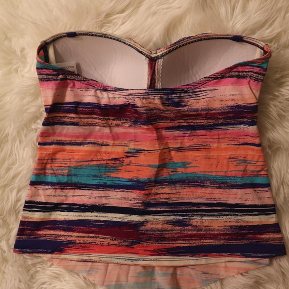 LIZ CLAIBORNE Tankini top size 8 - Picture 7 of 7